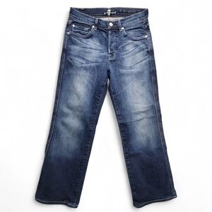 7 Seven for all Mankind A Pocket Relaxed Jeans Womens 28 Y2K Baggy Stretch Denim